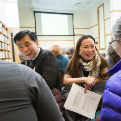 Participants engage in dialogue at the 2018 Ikeda Forum
