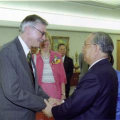Larry Hickman and Daisaku Ikeda