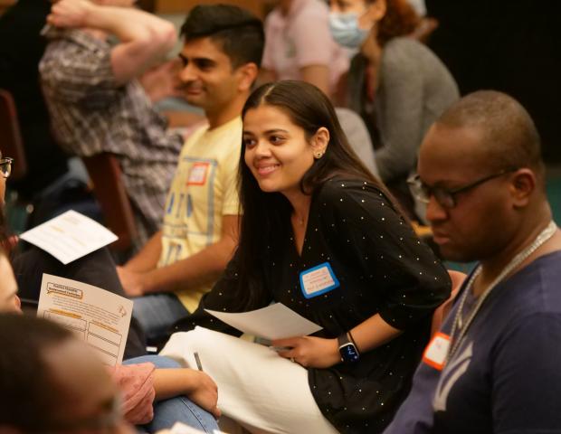 Young people connecting at August 2024 Dialogue Nights