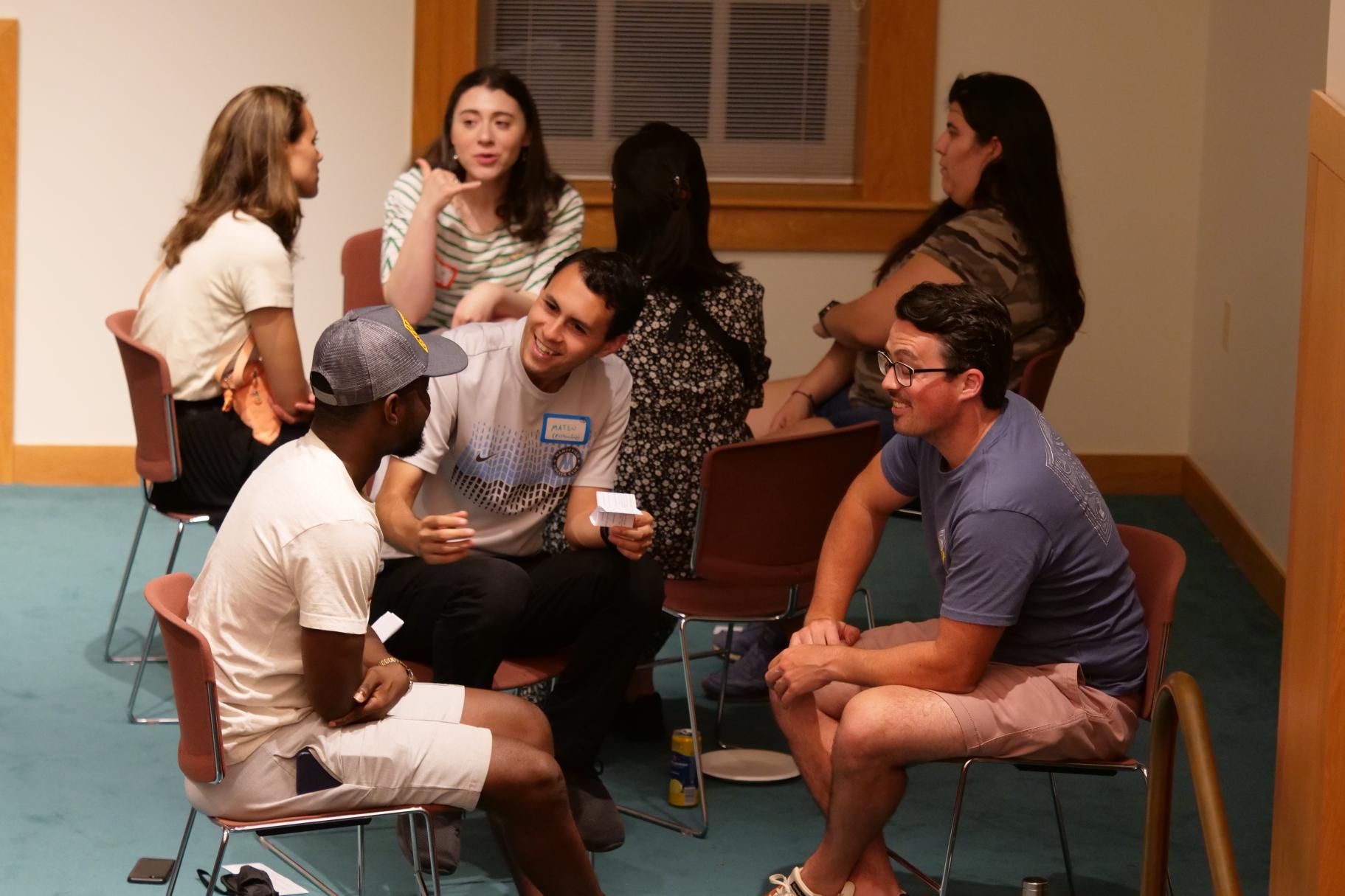 Breakout groups during the June 2024 Dialogue Nights